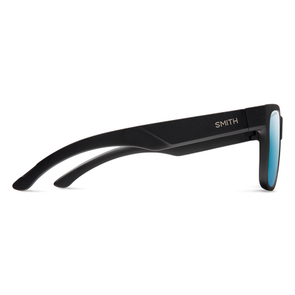 Lowdown 2, Sunglasses + Matte Black | ChromaPop Glass Polarized Blue Mirror