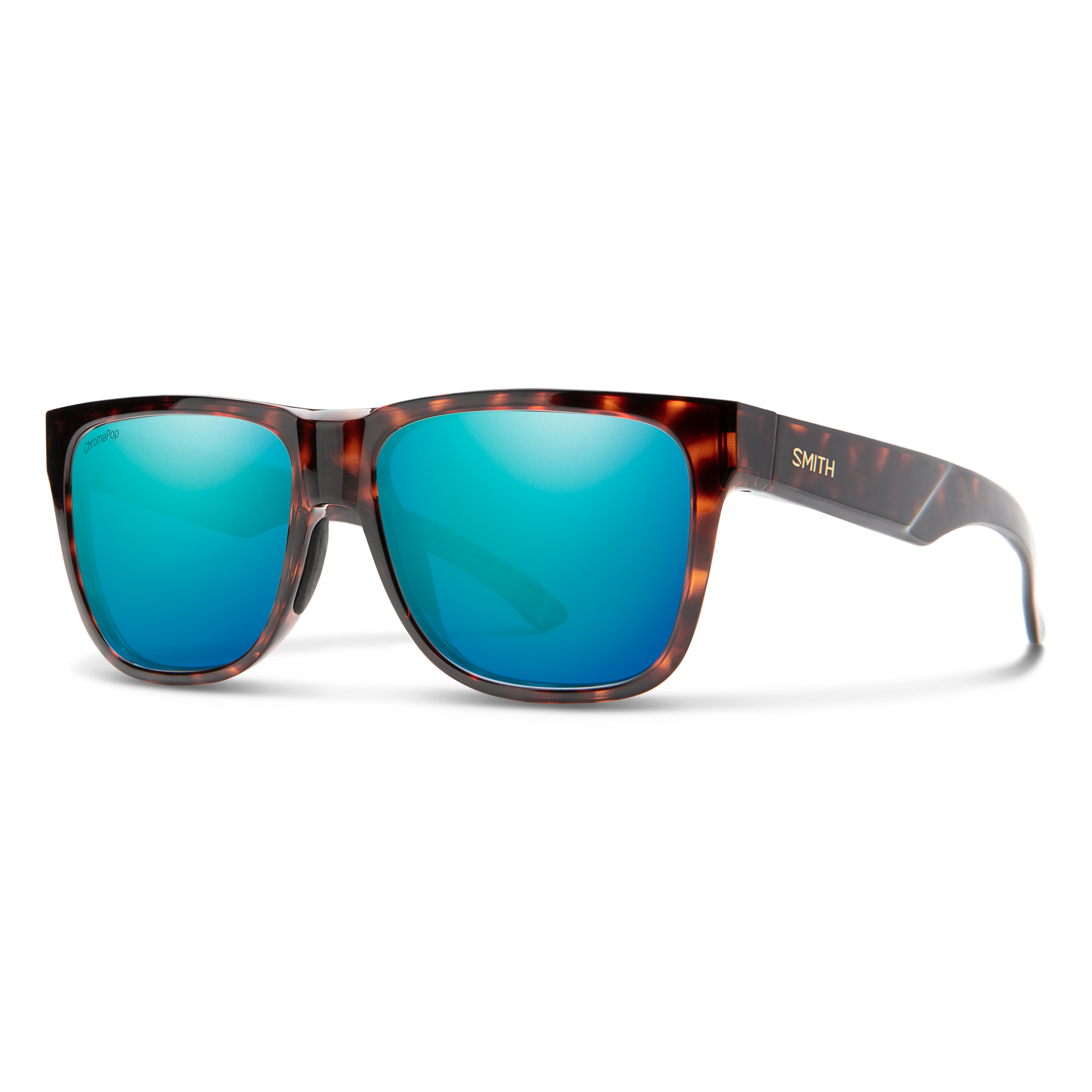 Lowdown 2, Sunglasses + Matte Black | ChromaPop Glass Polarized Blue Mirror