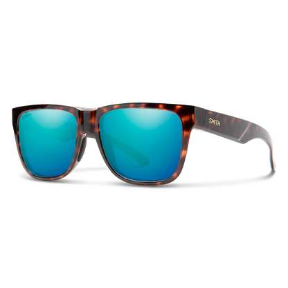 Lowdown 2, Sunglasses + Matte Black | ChromaPop Glass Polarized Blue Mirror