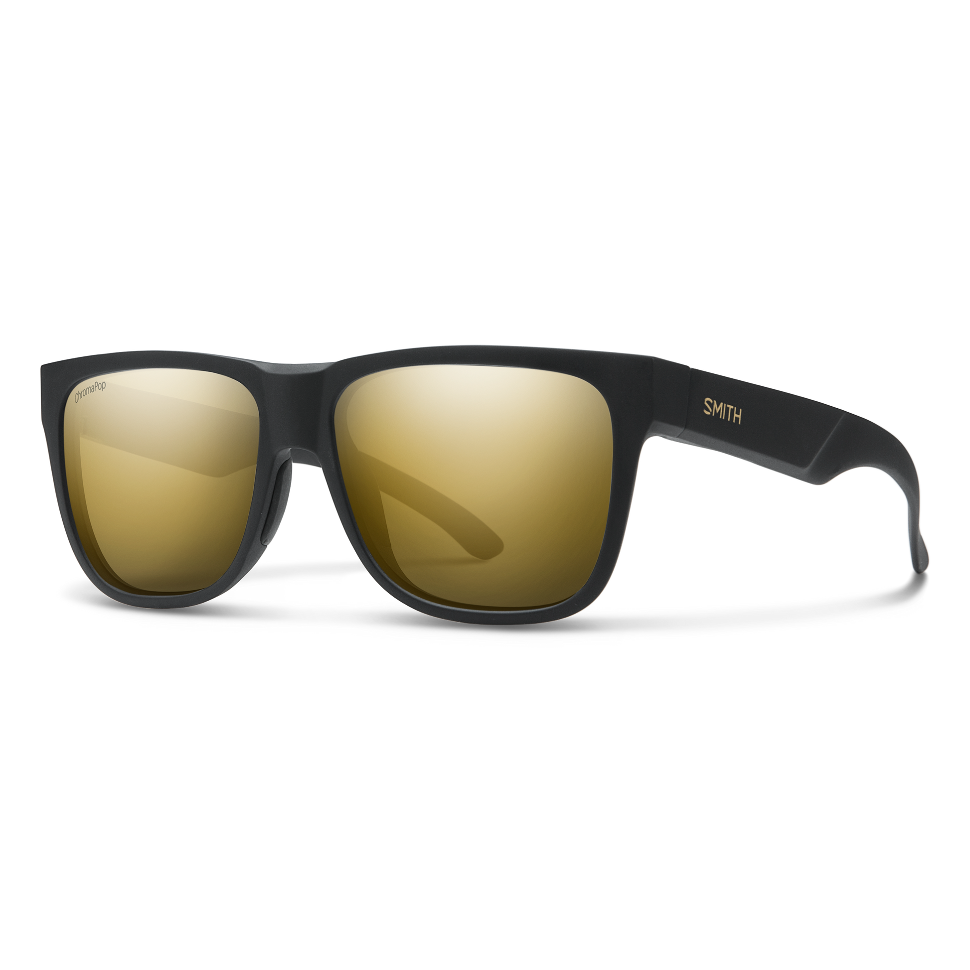 Lowdown 2, Sunglasses + Matte Black | ChromaPop Glass Polarized Blue Mirror