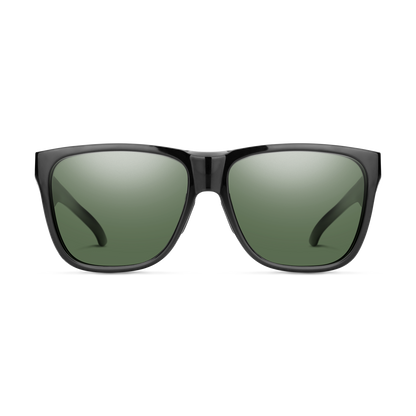 Lowdown XL 2, Sunglasses + Matte Black | ChromaPop Gray Green