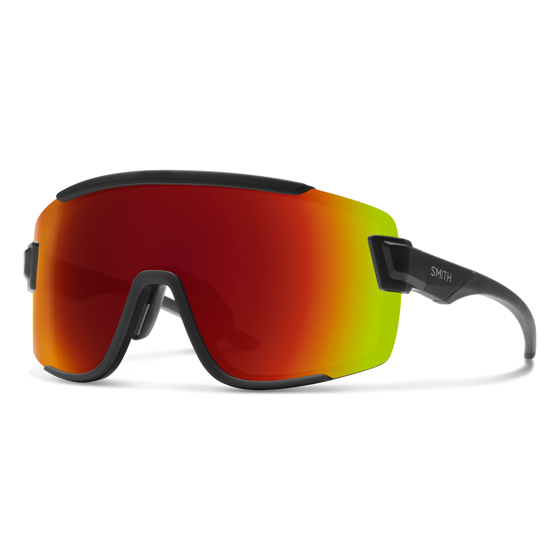 Smith Optics Wildcat - Matte Black | ChromaPop Red Mirror