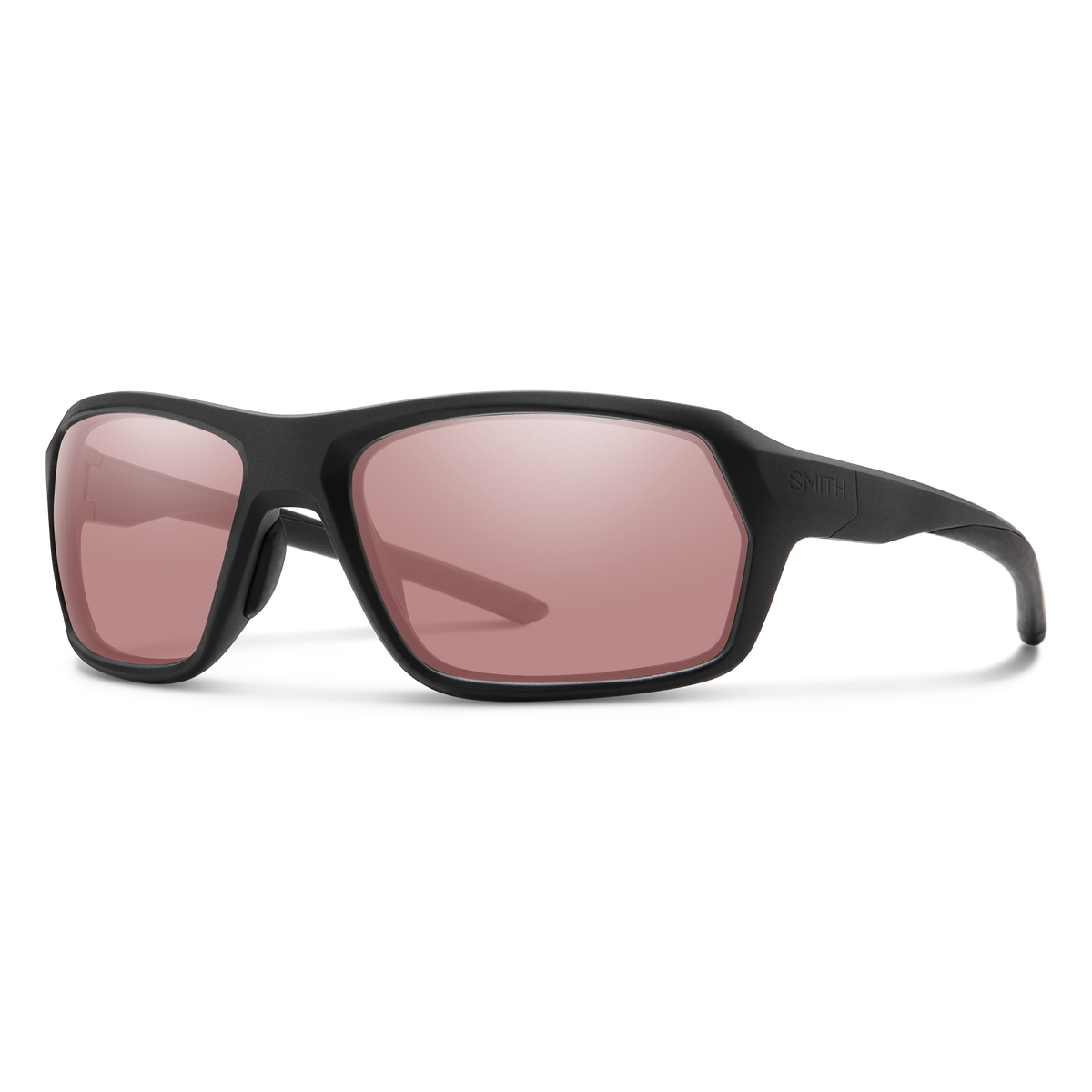 Very stylish SMITH Black and Pink Sunglasses Smith Flywheel Rimless Sunglasses Black Marble Tortoise/CP  main image 4