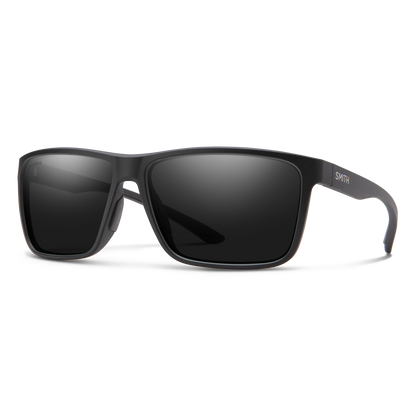 Riptide, Sunglasses + Matte Black | ChromaPop Glass Polarized Blue Mirror