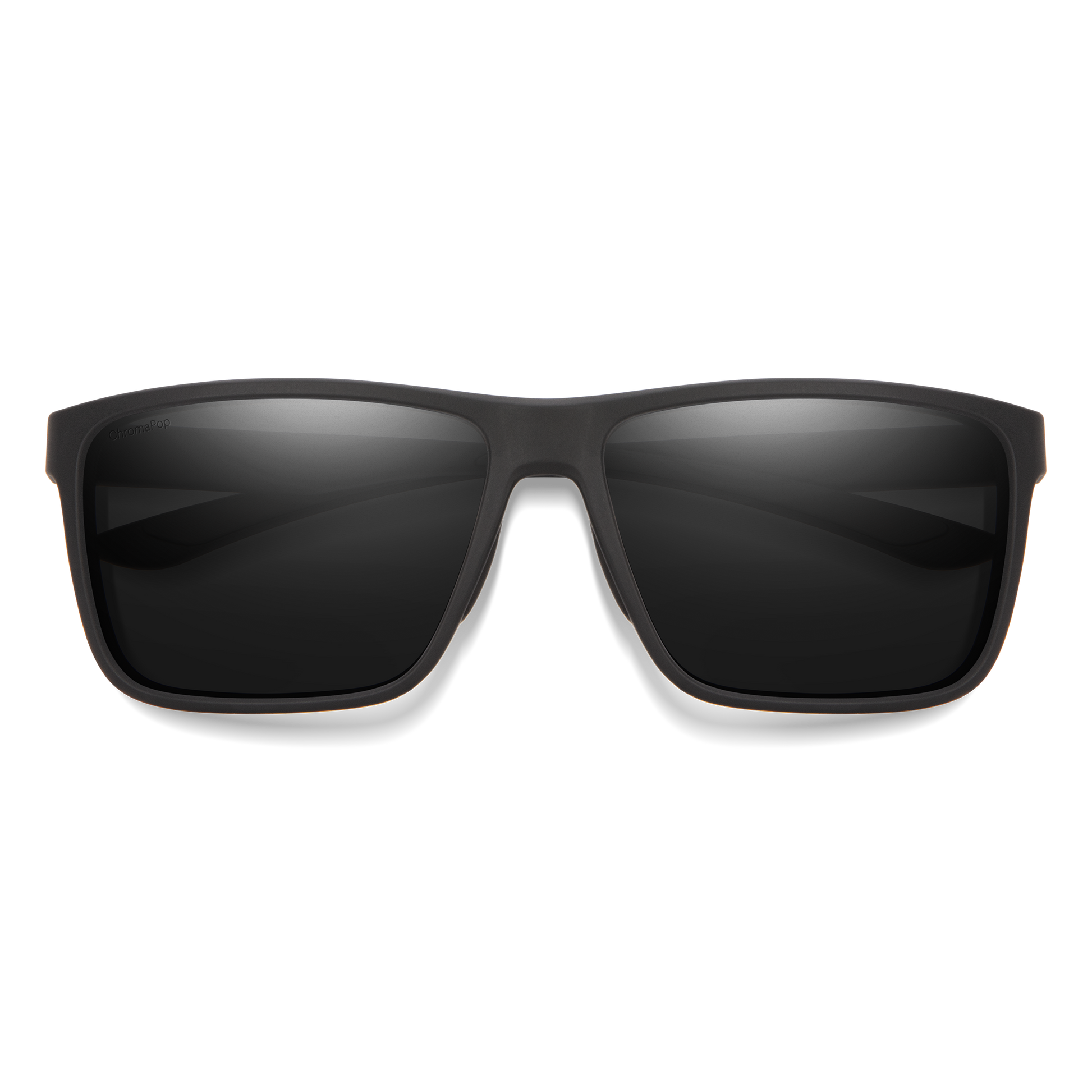 Riptide, Sunglasses + Matte Black | ChromaPop Glass Polarized Blue Mirror