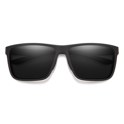 Riptide, Sunglasses + Matte Black | ChromaPop Glass Polarized Blue Mirror
