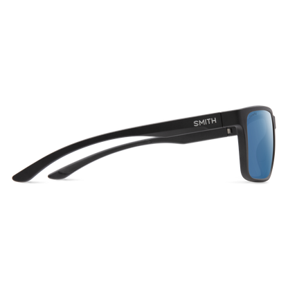 Riptide, Sunglasses + Matte Black | ChromaPop Glass Polarized Blue Mirror
