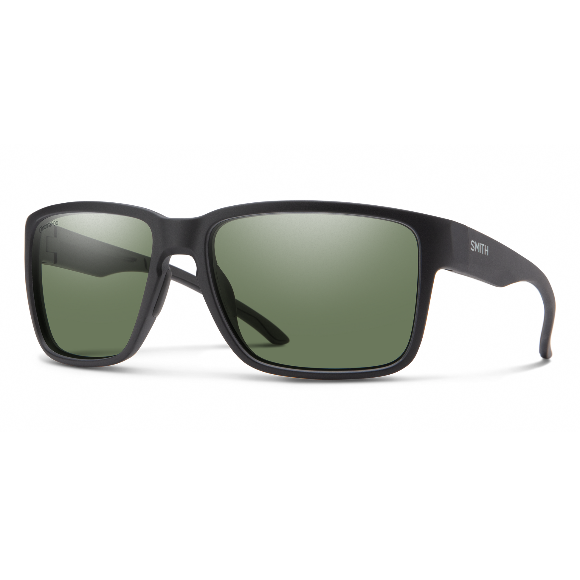 Emerge, Sunglasses + Matte Black | ChromaPop Polarized Gray Green