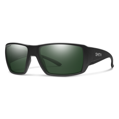 Guide's Choice XL, Sunglasses + Matte Black | ChromaPop Polarized Gray Green