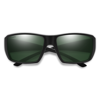 Guide's Choice XL, Sunglasses + Matte Black | ChromaPop Polarized Gray Green