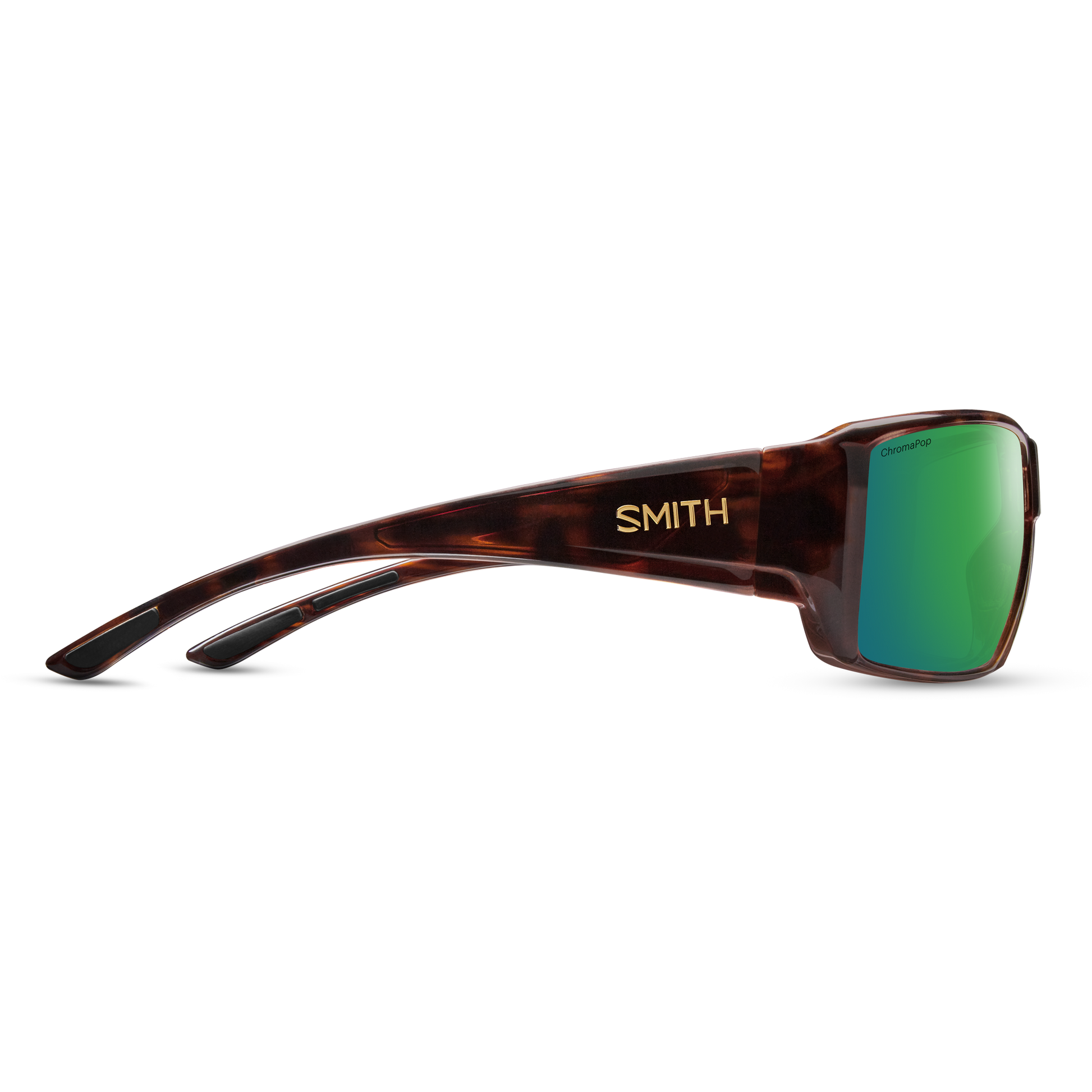 Guide's Choice XL, Sunglasses + Matte Black | ChromaPop Polarized Gray Green