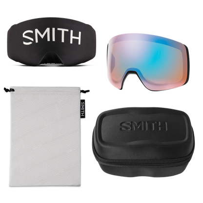4D MAG Low Bridge Fit, Chalk | ChromaPop Black Gold Mirror