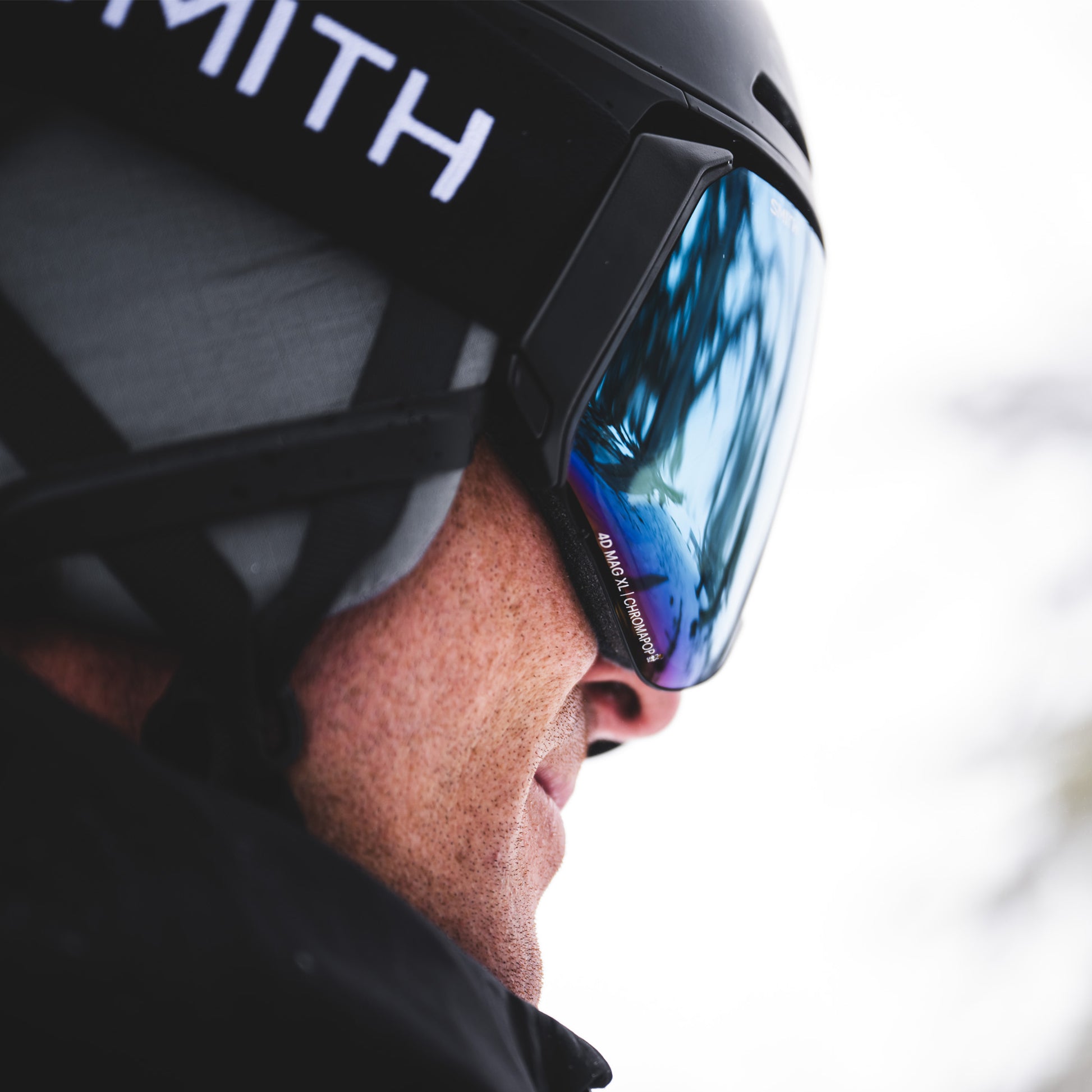 4D MAG XL, Chalk | ChromaPop™ Sun Black Gold Mirror Lens