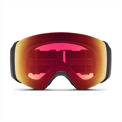 4D MAG Low Bridge Fit, Black | ChromaPop Photochromic Red Mirror