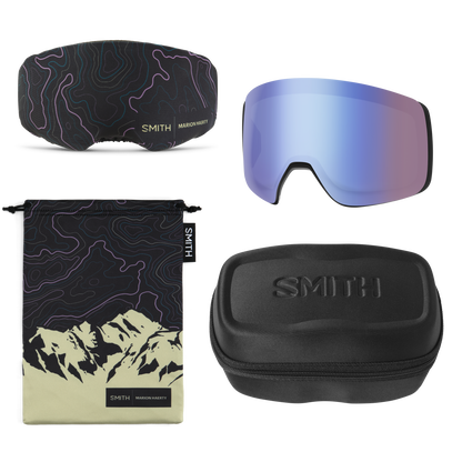 4D MAG Low Bridge Fit, Black | ChromaPop Photochromic Red Mirror