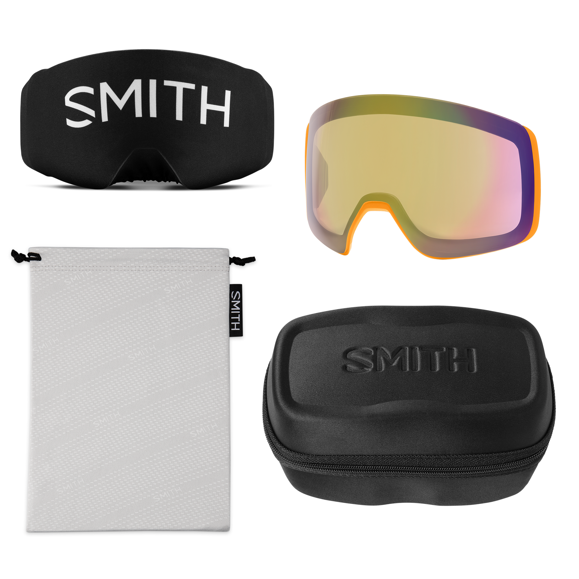 4D MAG XL, Chalk | ChromaPop™ Sun Black Gold Mirror Lens