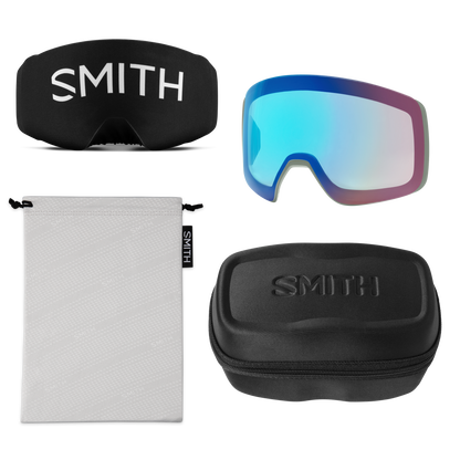 4D MAG XL, Black + Chroma Pop™ Everyday Blue Mirror Lens