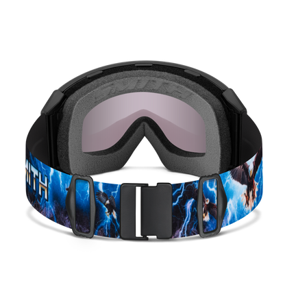 4D MAG XL, Black + Chroma Pop™ Everyday Blue Mirror Lens