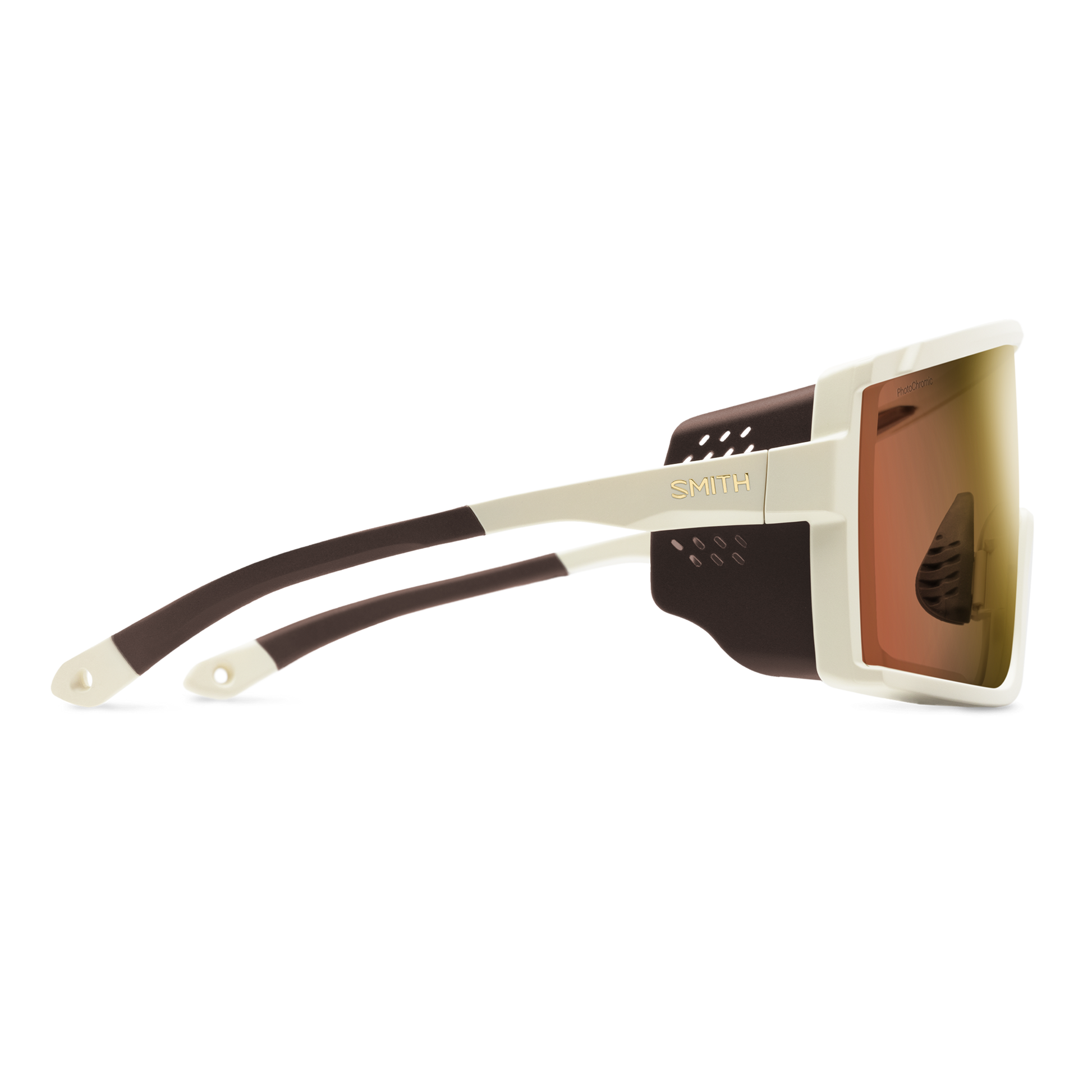 Pursuit, Matte Black | ChromaPop Glacier Photochromic Copper To Gray With Blue Mirror