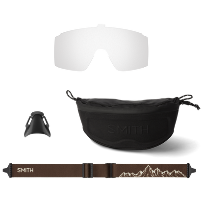 Pursuit, Matte Black | ChromaPop Glacier Photochromic Copper To Gray With Blue Mirror