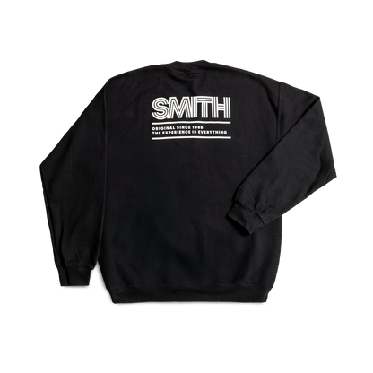 SMITH Warm Steel Crew, Black + XS