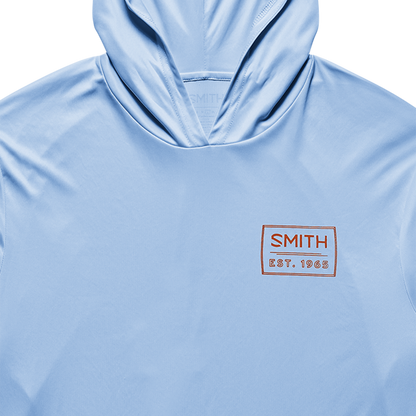 UPF Performance Hooded Tech Long Sleeve, Light Gray + S