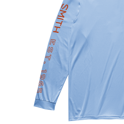 UPF Performance Hooded Tech Long Sleeve, Light Gray + S