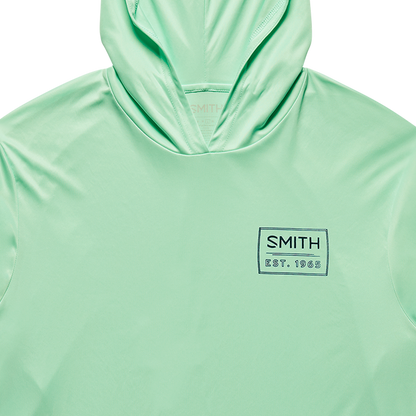 UPF Performance Hooded Tech Long Sleeve, Light Gray + S