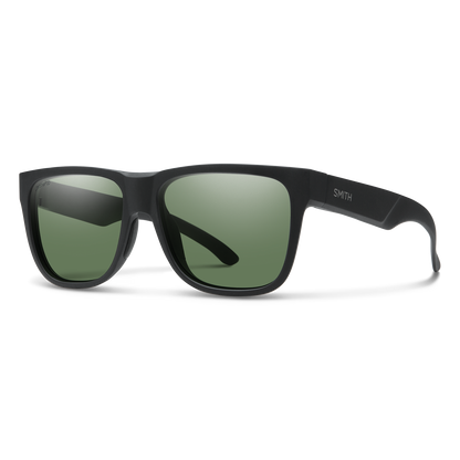 Lowdown 2, Sunglasses + Matte Black | ChromaPop Glass Polarized Blue Mirror