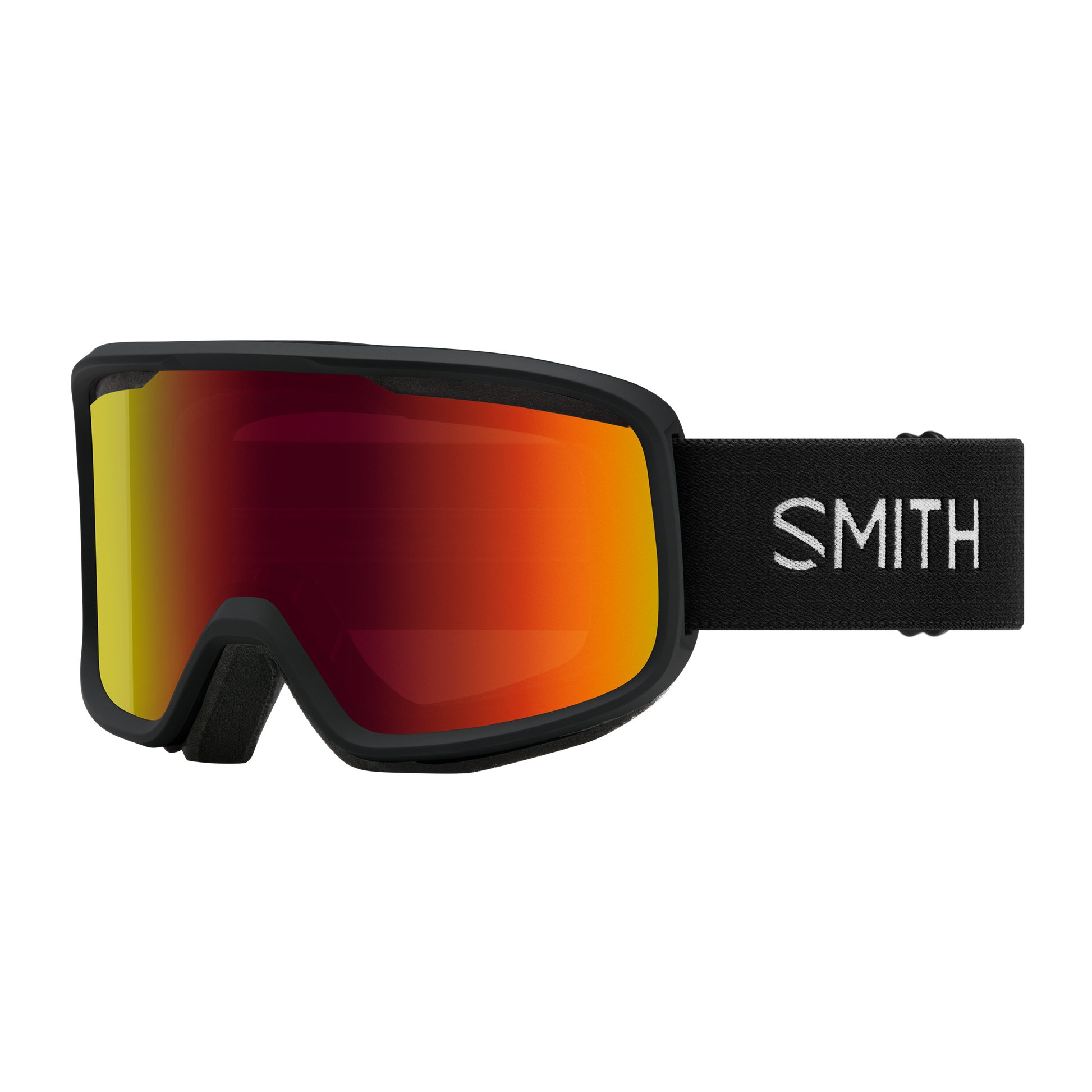 Frontier Low Bridge Fit, Black | Red Sol-X Mirror