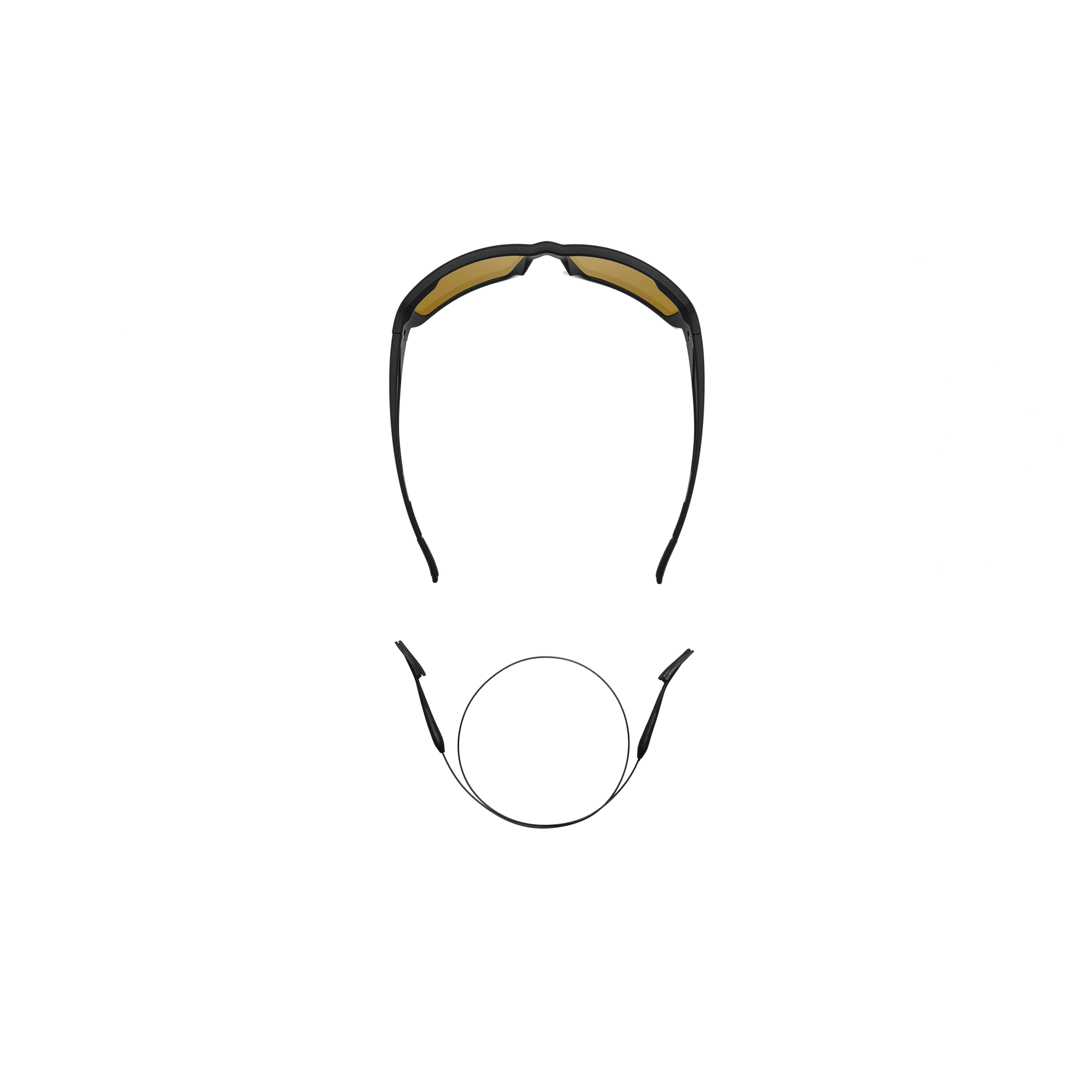 Cordon intégré, Noir