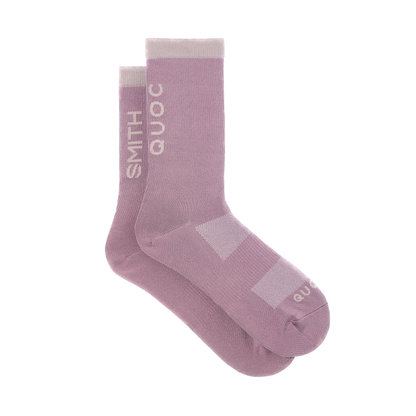 SMITH x QUOC Performance Gravel Socks, Purple Jade + S
