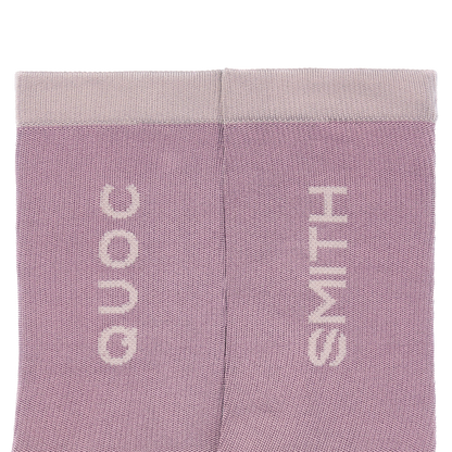SMITH x QUOC Performance Gravel Socks, Purple Jade + S