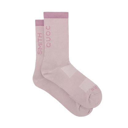 SMITH x QUOC Performance Gravel Socks, Purple Jade + S
