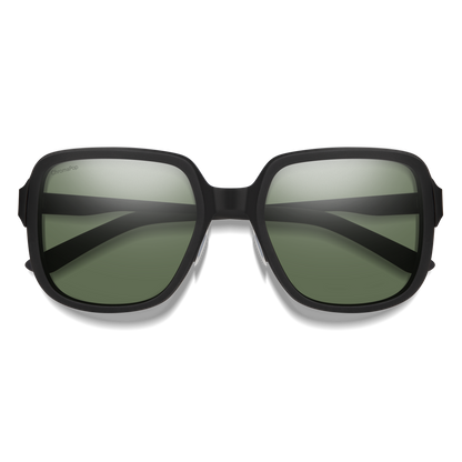 Aveline, Matte Black | ChromaPop Polarized Gray Green