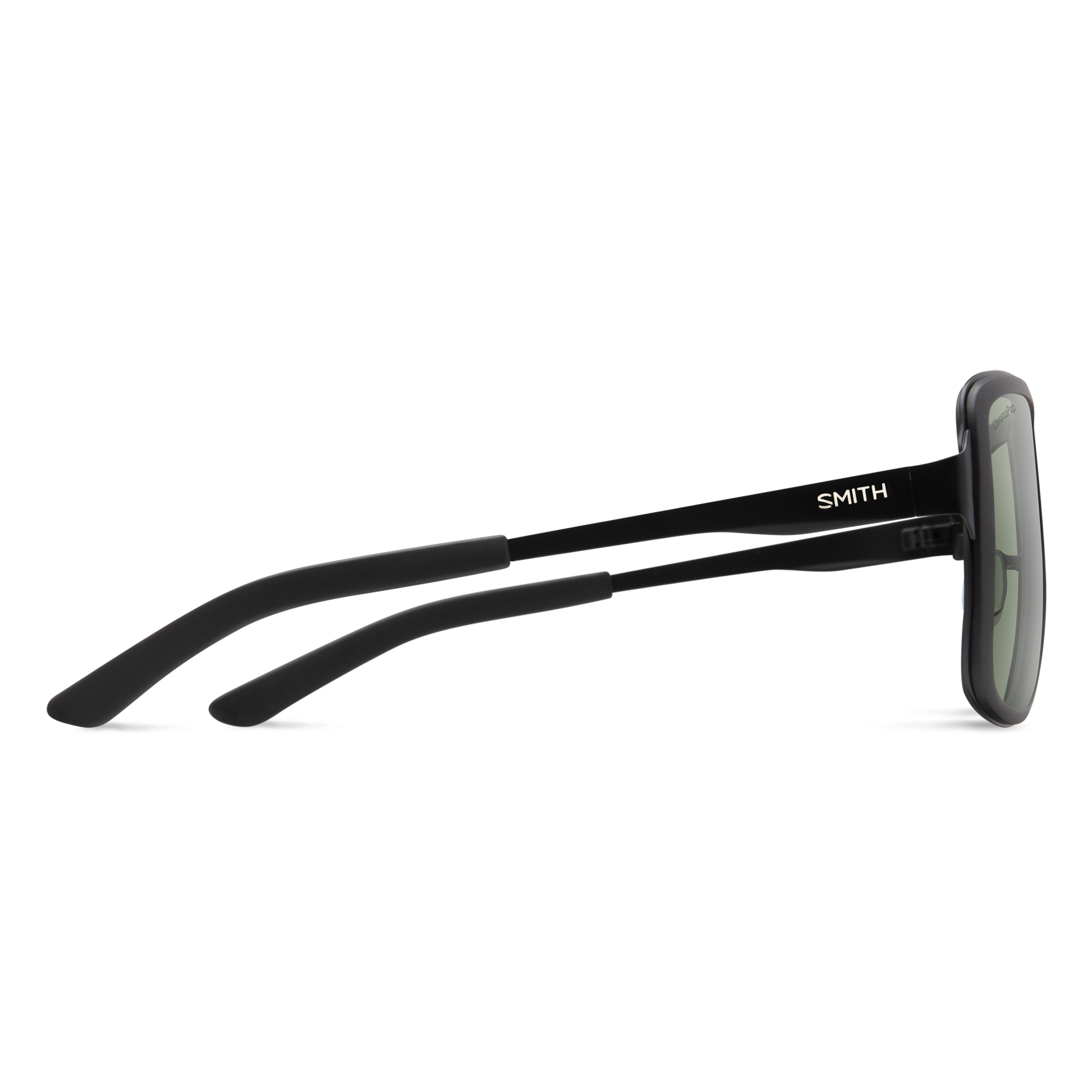 Aveline, Matte Black | ChromaPop Polarized Gray Green