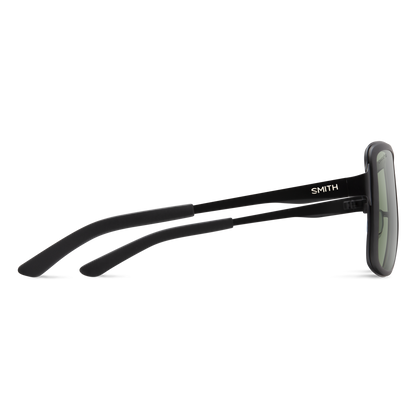 Aveline, Matte Black | ChromaPop Polarized Gray Green