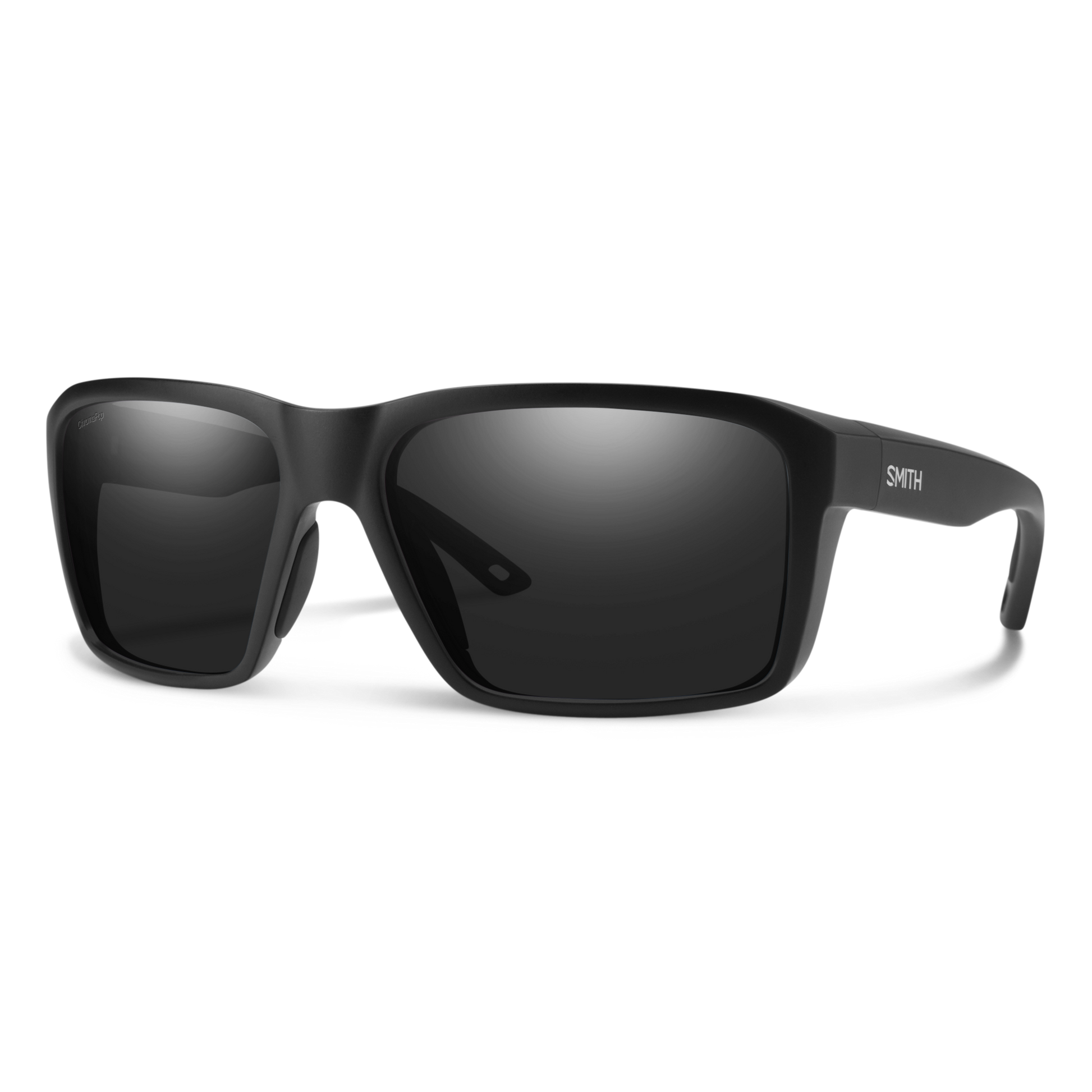 Backcast, Sunglasses + Matte Black | ChromaPop Glass Polarized Blue Mirror