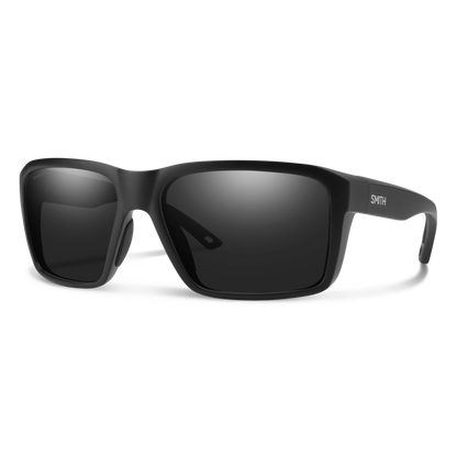 Backcast, Sunglasses + Matte Black | ChromaPop Glass Polarized Blue Mirror