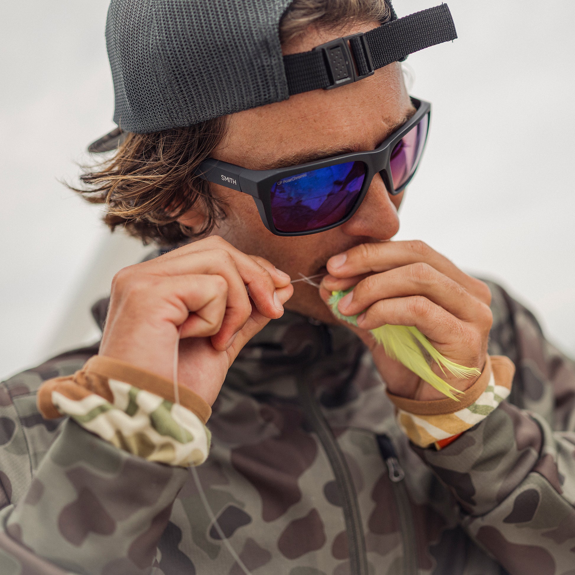Backcast, Sunglasses + Matte Black | ChromaPop Glass Polarized Blue Mirror