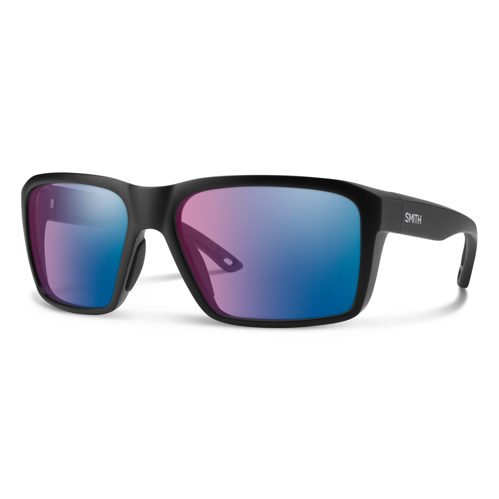 Backcast, Matte Black | ChromaPop Glass Polarized Blue Mirror