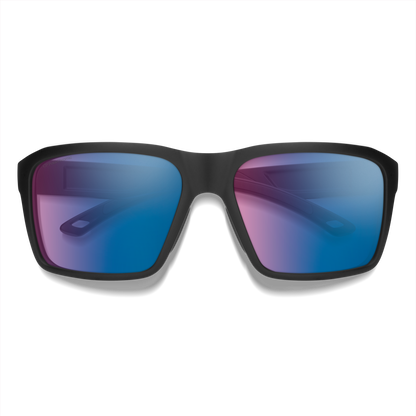 Backcast, Matte Black | ChromaPop Glass Polarized Blue Mirror