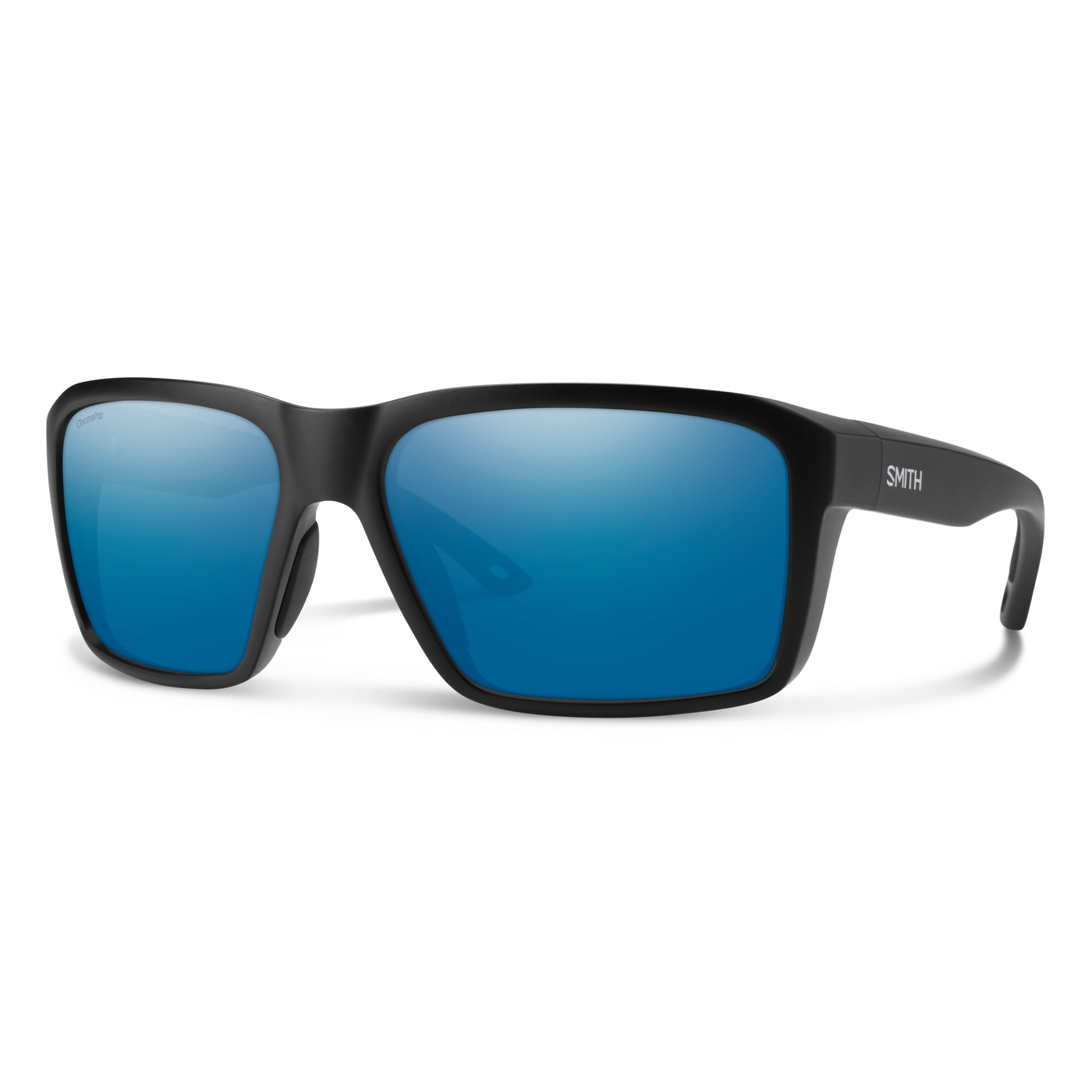 Backcast, Matte Black | ChromaPop Glass Polarized Blue Mirror