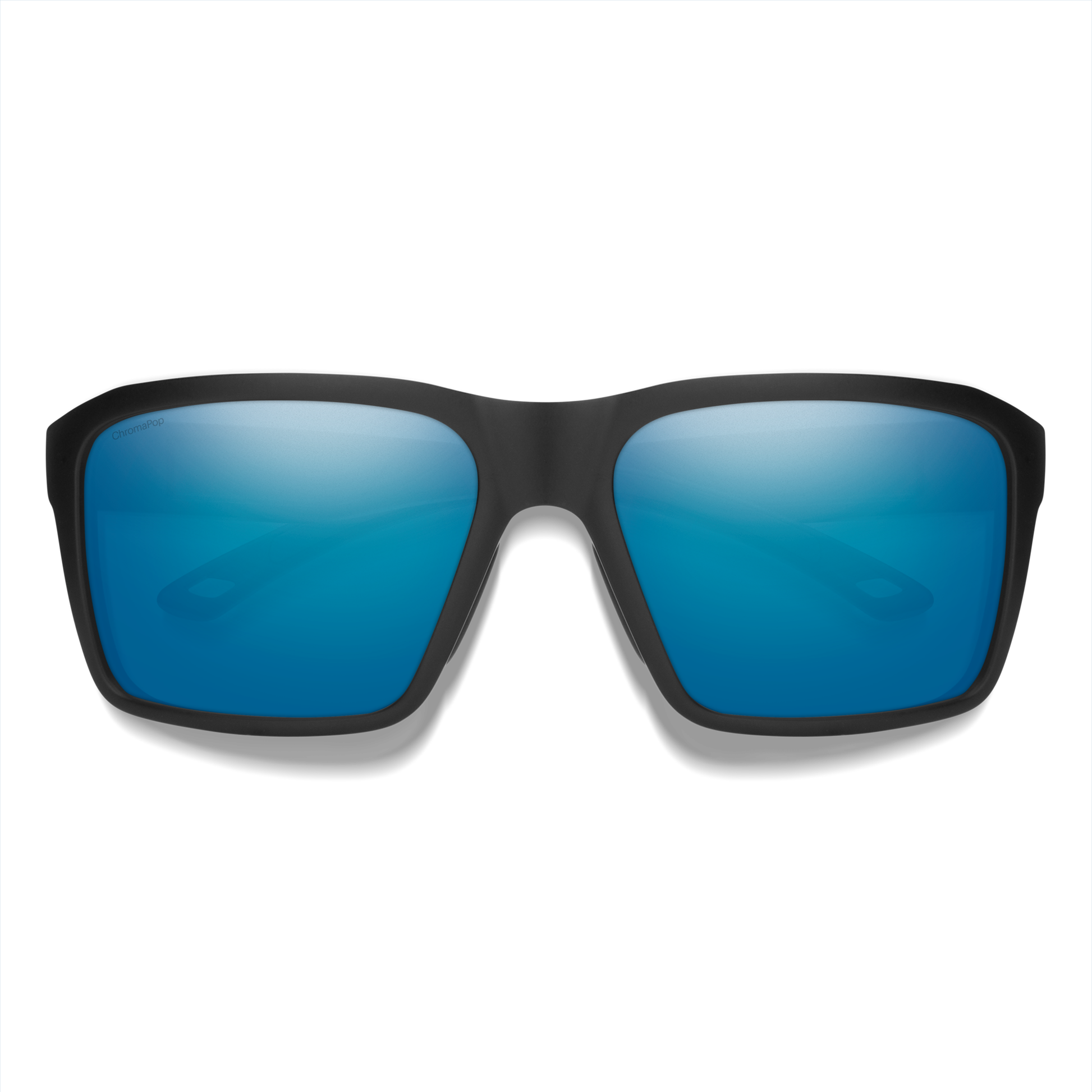 Backcast, Matte Black | ChromaPop Glass Polarized Blue Mirror
