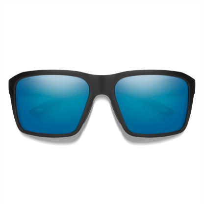 Backcast, Matte Black | ChromaPop Glass Polarized Blue Mirror