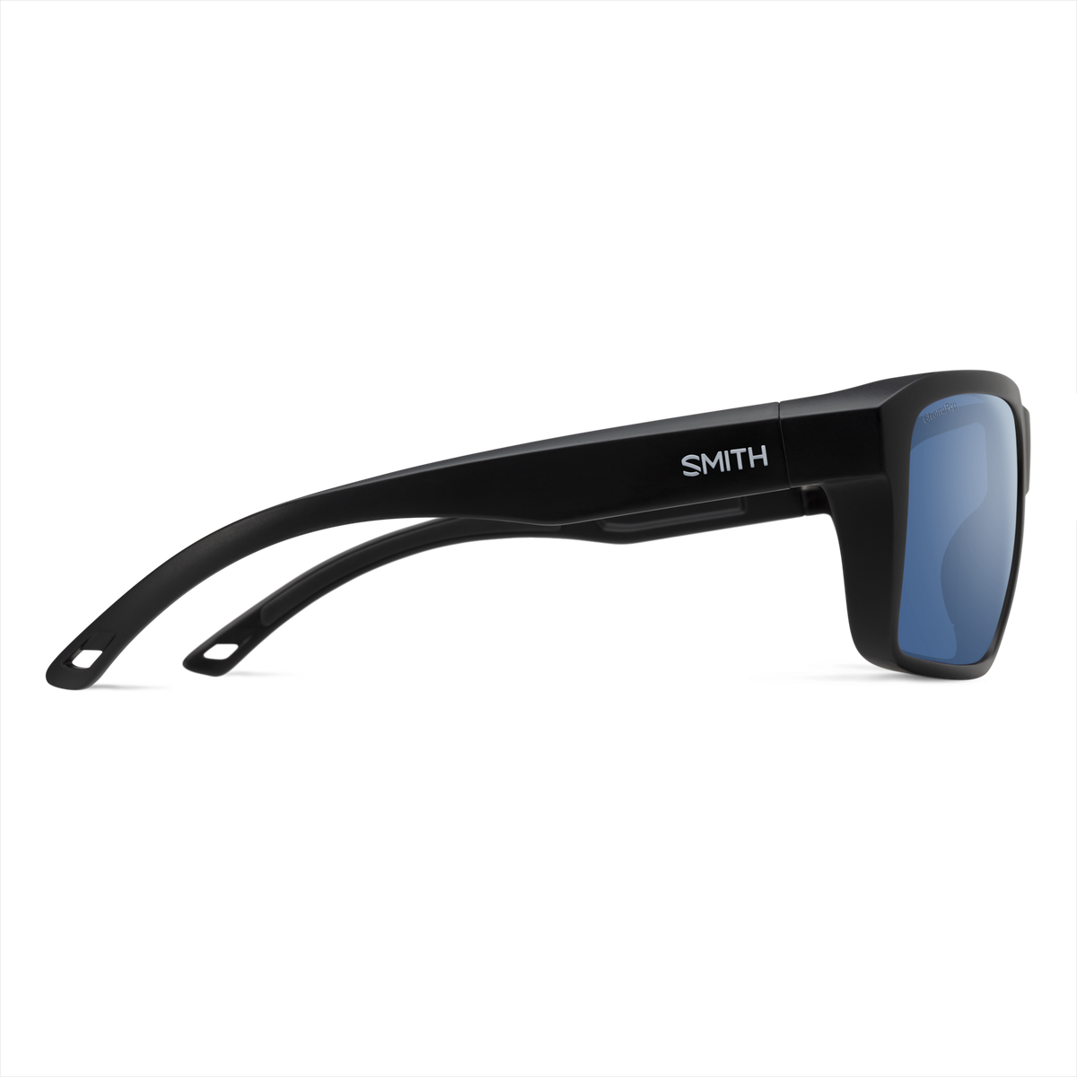 Backcast, Sunglasses + Matte Black | ChromaPop Glass Polarized Blue Mirror