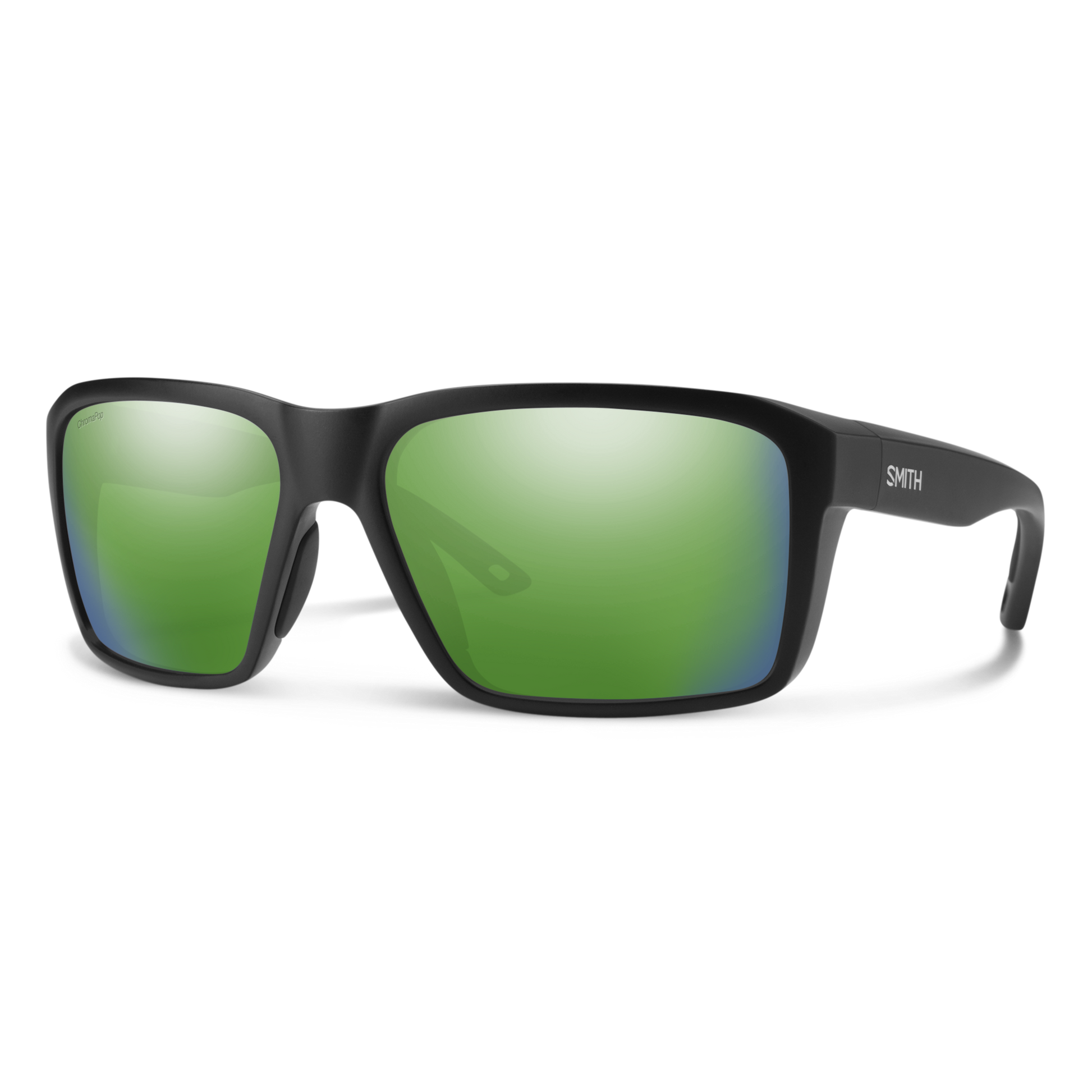 Backcast, Sunglasses + Matte Black | ChromaPop Glass Polarized Blue Mirror