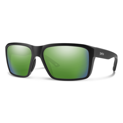 Backcast, Sunglasses + Matte Black | ChromaPop Glass Polarized Blue Mirror