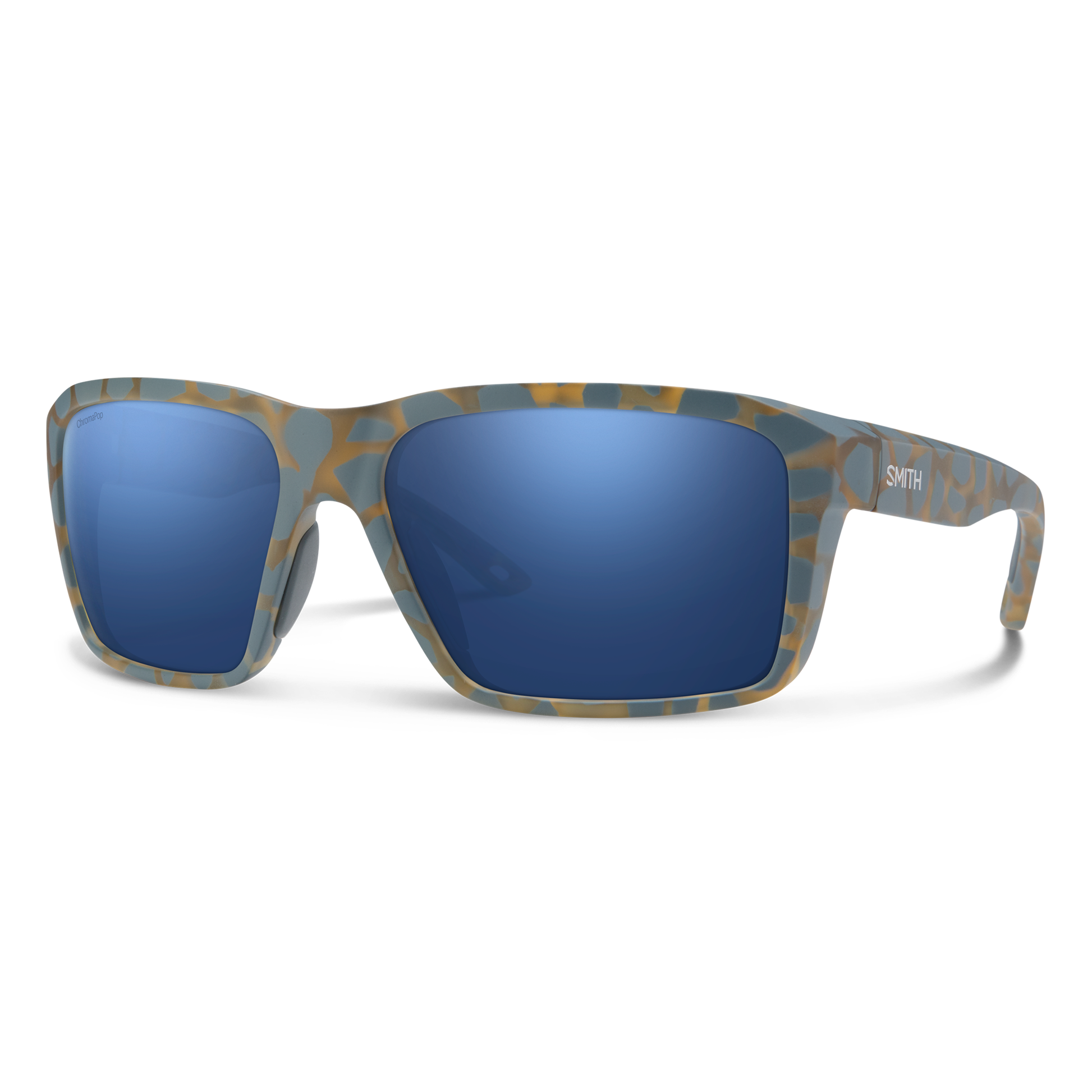 Backcast, Sunglasses + Matte Black | ChromaPop Glass Polarized Blue Mirror