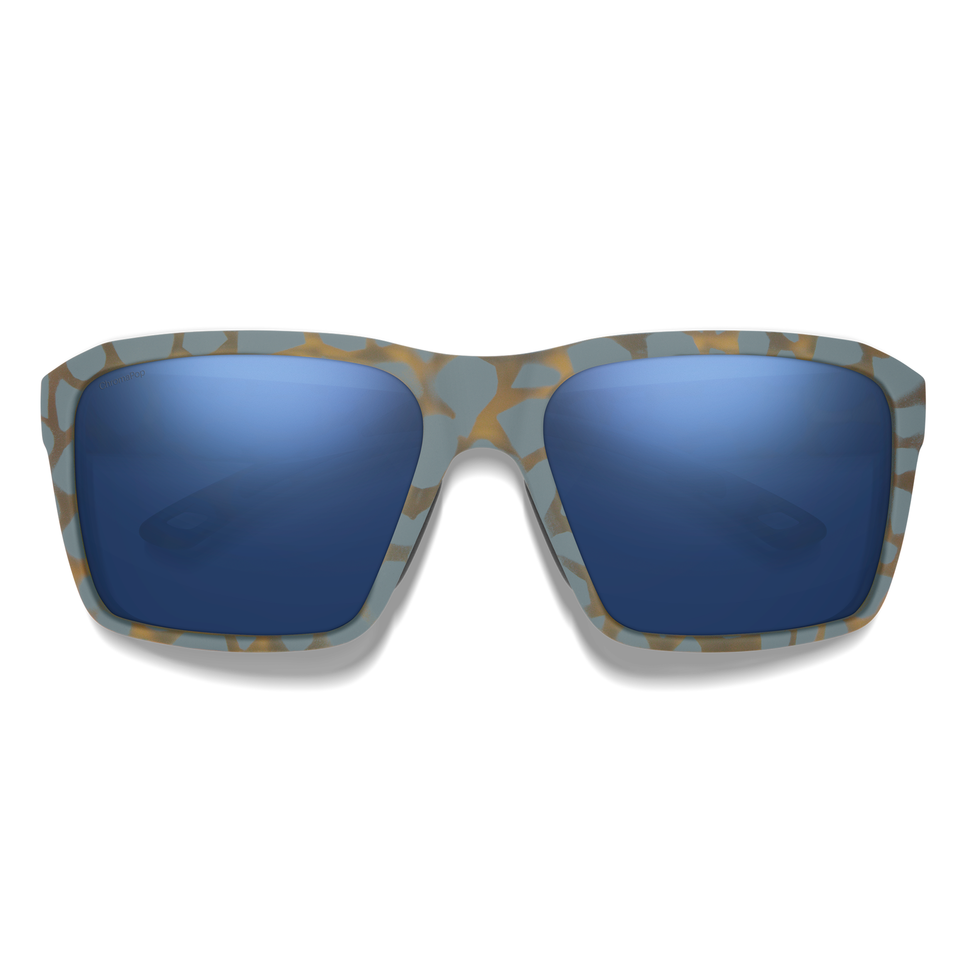 Backcast, Sunglasses + Matte Black | ChromaPop Glass Polarized Blue Mirror